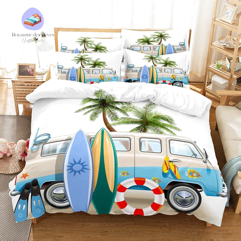 Strand-Camping-Bettbezug