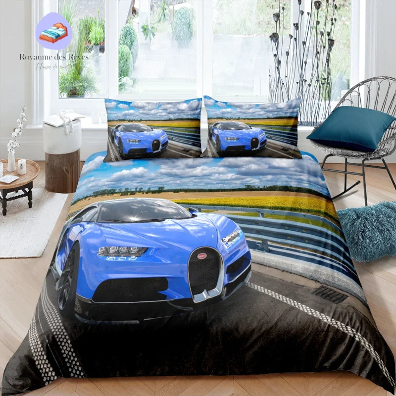 Housse de Couette Voiture Bugatti