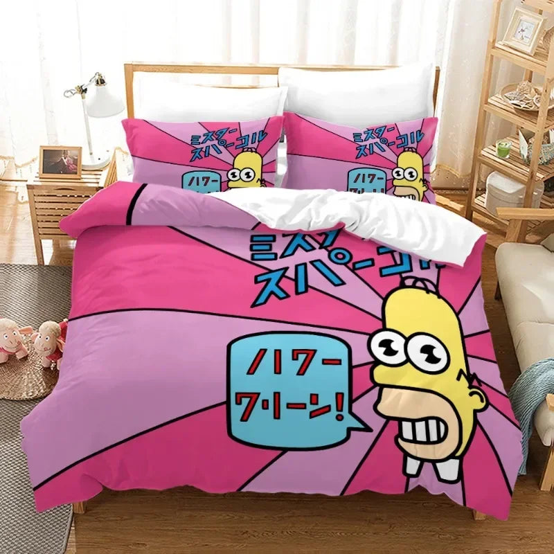 Housse de Couette Les Simpson Robot