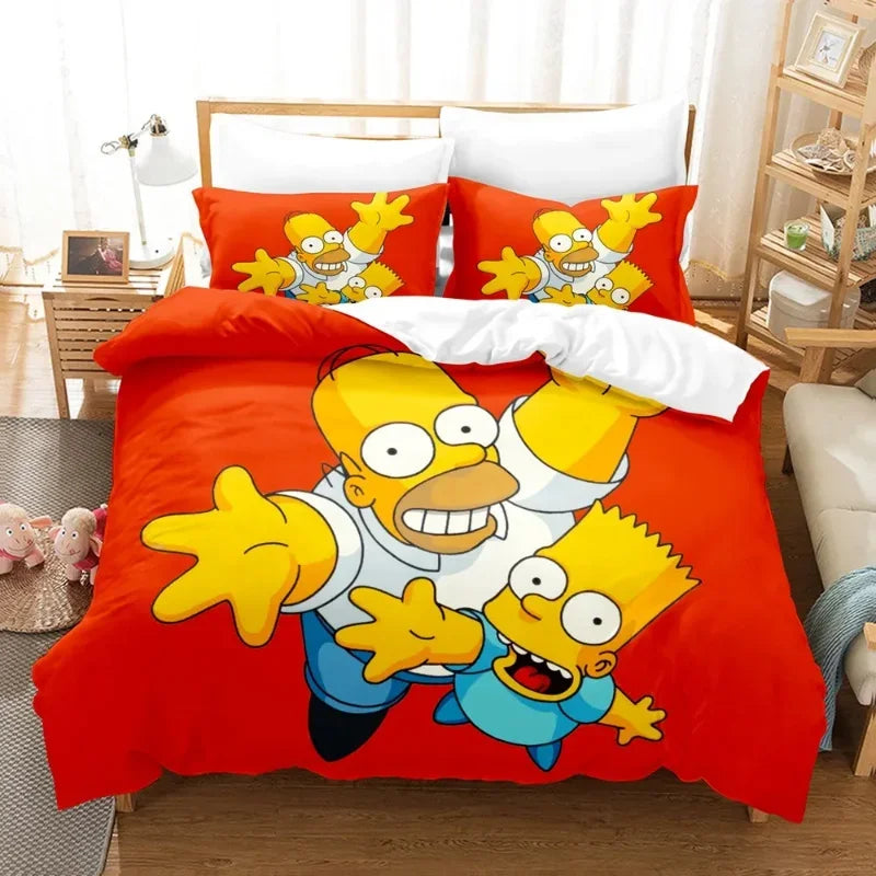 Housse de Couette Les Simpson Robot