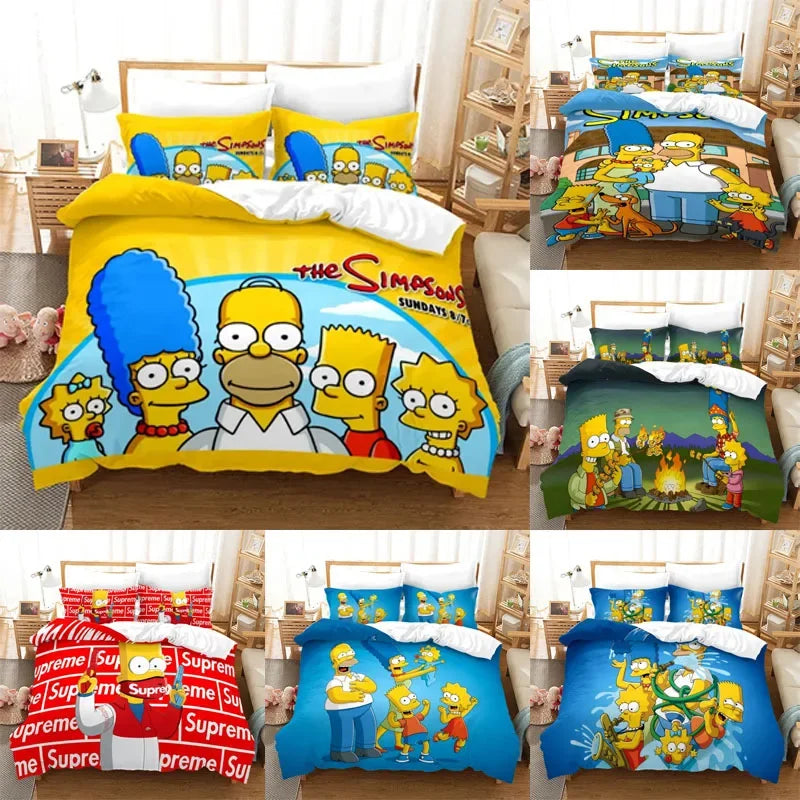 Housse de Couette Les Simpson Robot