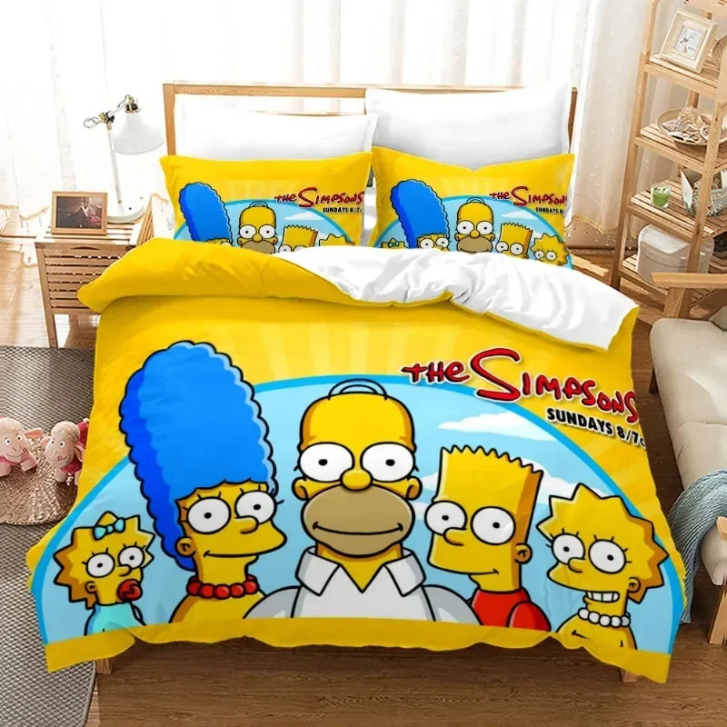 Housse de Couette Les Simpson Robot