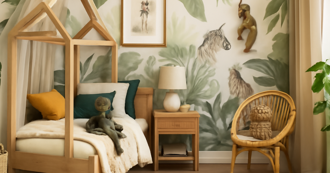 Créer une Chambre Élégante sur le Thème de la Jungle pour Enfants : Une Décoration Raffinée et Ludique - Royaume des Rêves