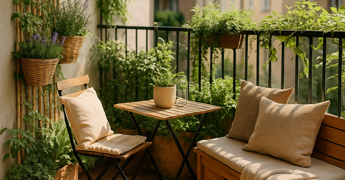 El balcón eco-chic: la nueva habitación que todo el mundo quiere - Royaume des Rêves