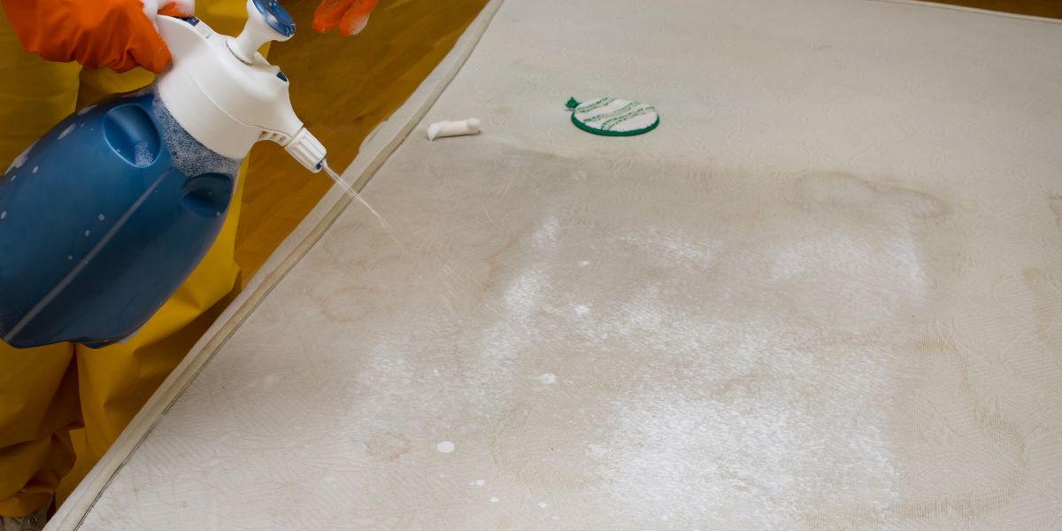 Een matras desinfecteren