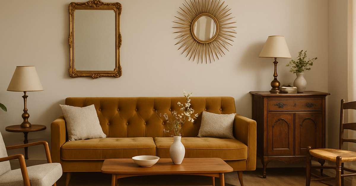 Vintage oui, kitsch jamais : les secrets d’une déco rétro ultra chic - Royaume des Rêves