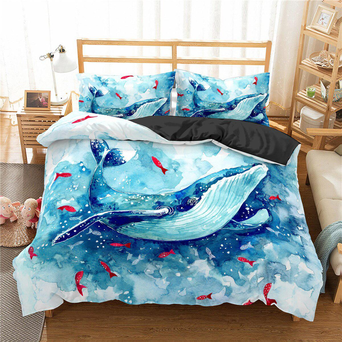 Housse De Couette 240x260 Cm Bouvier Bernois – Microfibre Douce, Imprimé 3D, 2 Taies Incluses