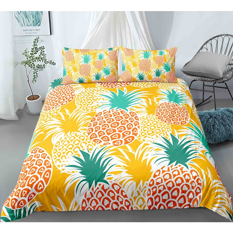 Dekbedovertrek Ananas