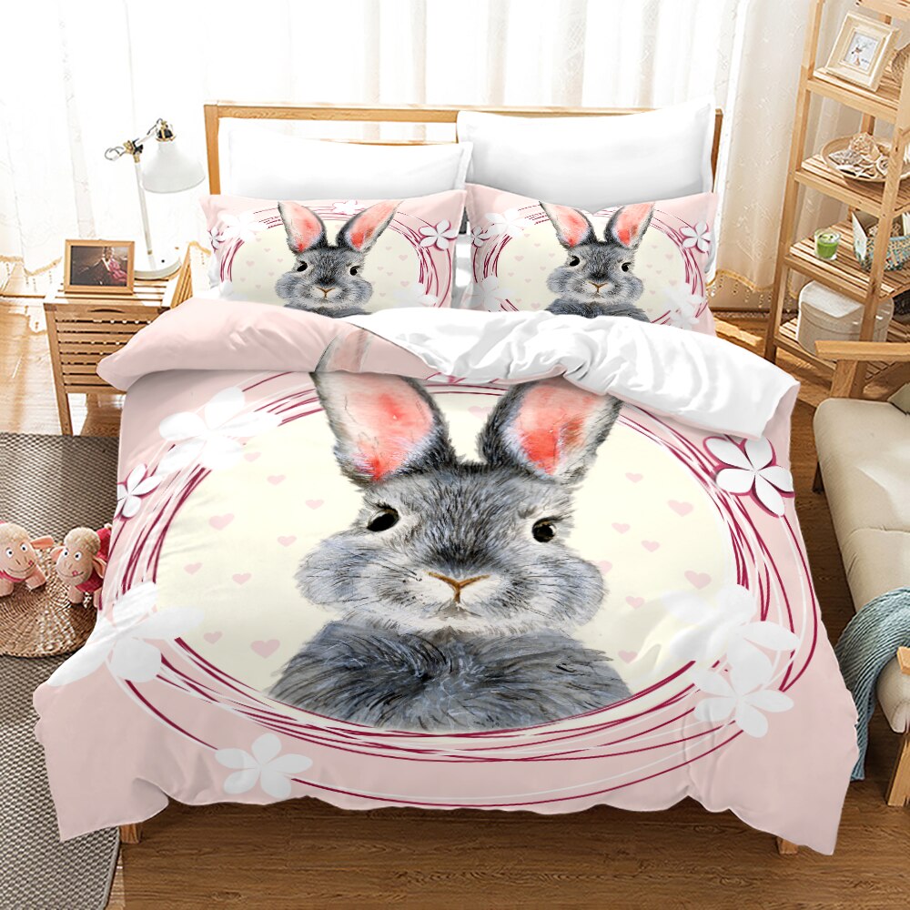 Housse de Couette Lapin
