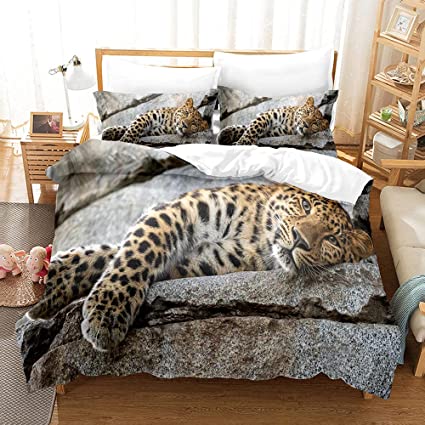 Housse de Couette Léopard - Royaume des Rêves