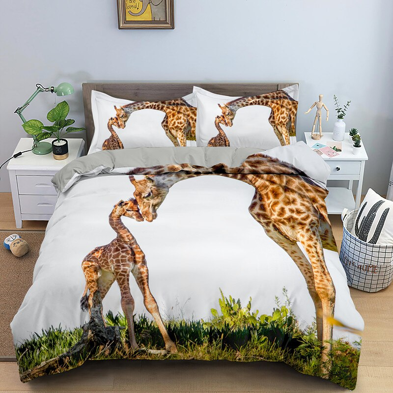 Housse de Couette Girafe