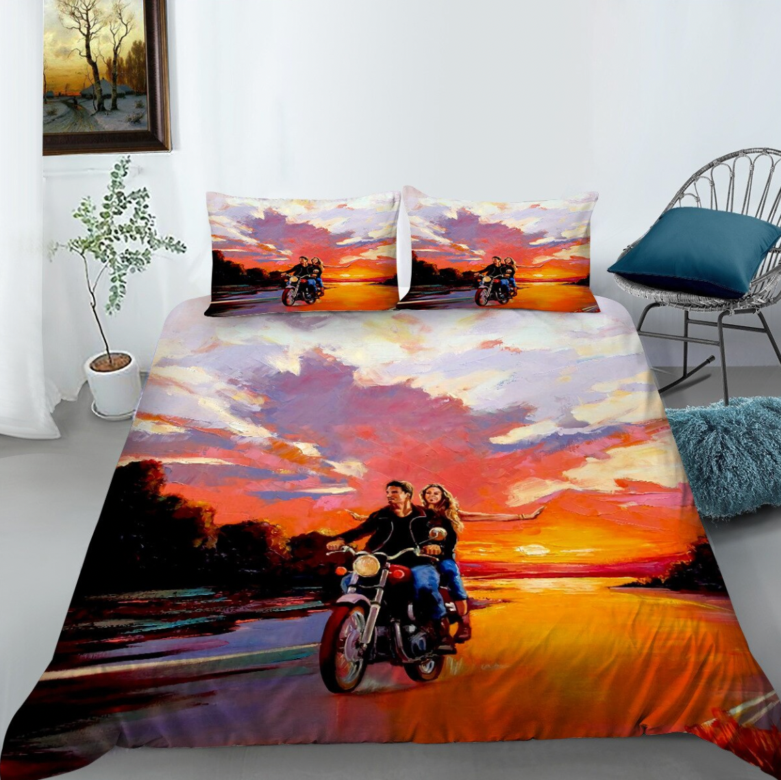 Housse de Couette Moto