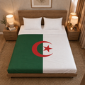 Drap plat drapeau Algérie