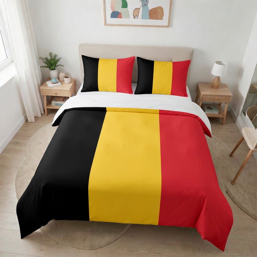 Housse de couette drapeau Belgique
