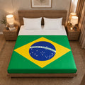 Drap plat drapeau Brésil