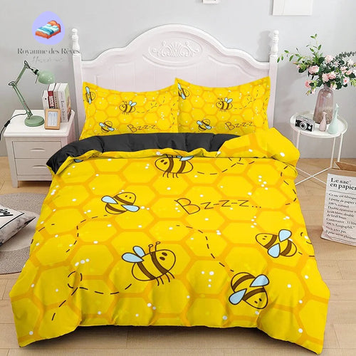 Housse de Couette Abeille Bzzz