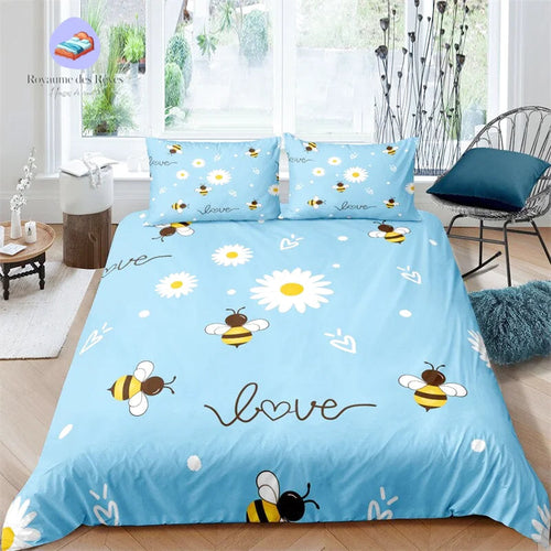 Housse de Couette Abeille Love