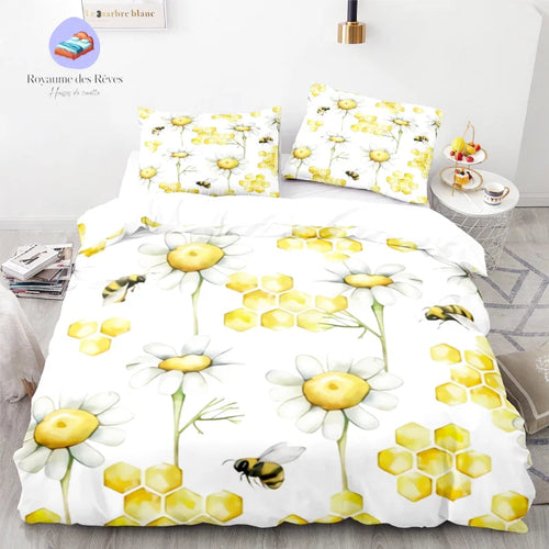 Housse de Couette Abeille Marguerite