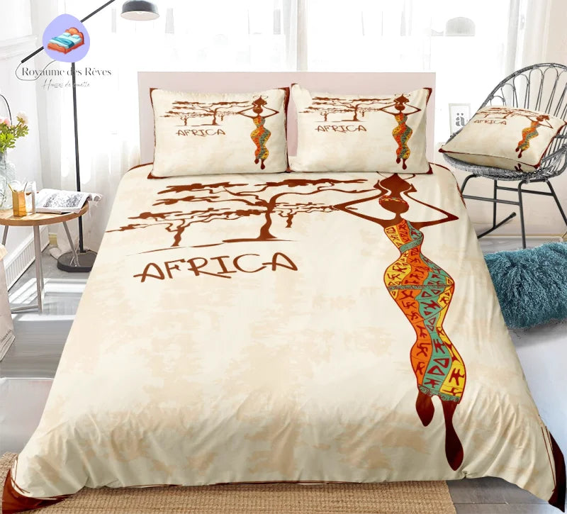 Housse de Couette Afrique 220x240