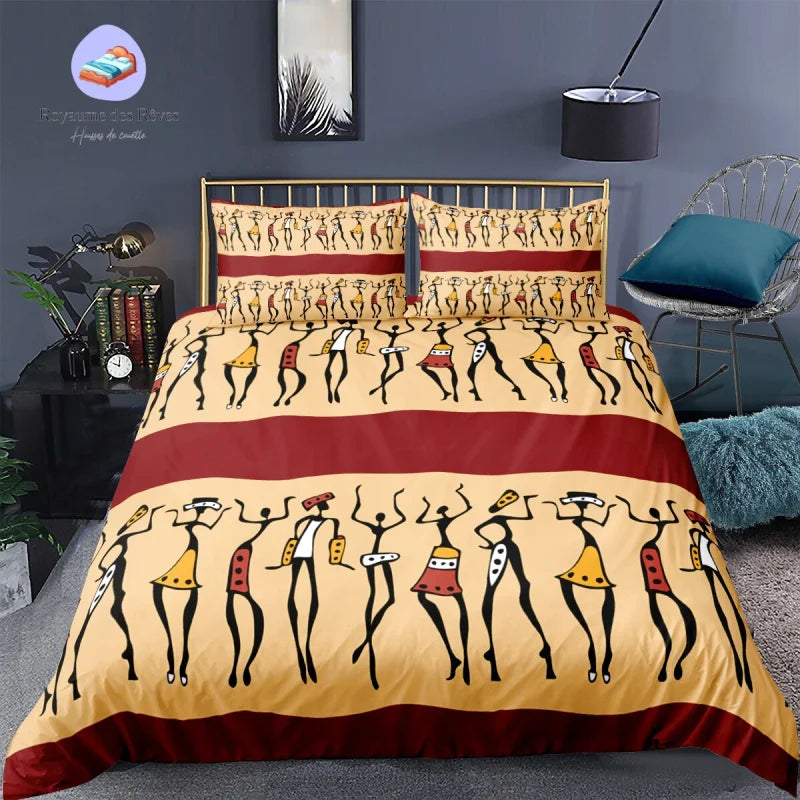Housse de Couette Afrique Couple