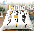 Housse de Couette Afrique Femme Afro