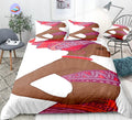 Housse de Couette Afrique Femme Noir