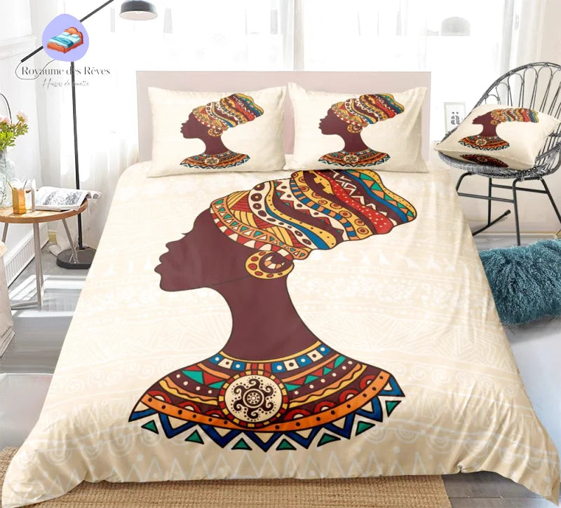 Housse de Couette Afrique Femme