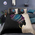 Housse de Couette Afrique Noir et Blanc