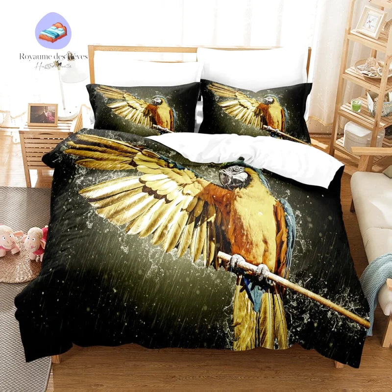 Housse de Couette Ailes de Perroquet