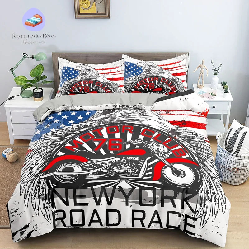 Housse de Couette Américaine Biker