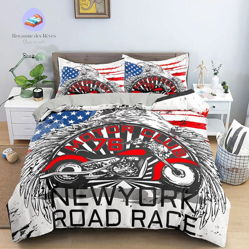 Housse de Couette Américaine Biker