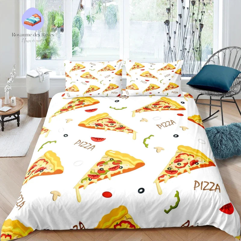 Housse de Couette Américaine Pizza