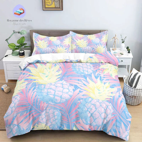 Housse de Couette Ananas 220x240