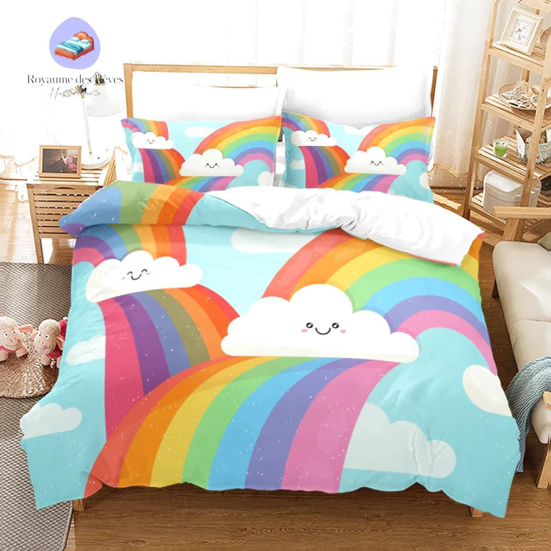 Housse de Couette Arc en Ciel Fierté