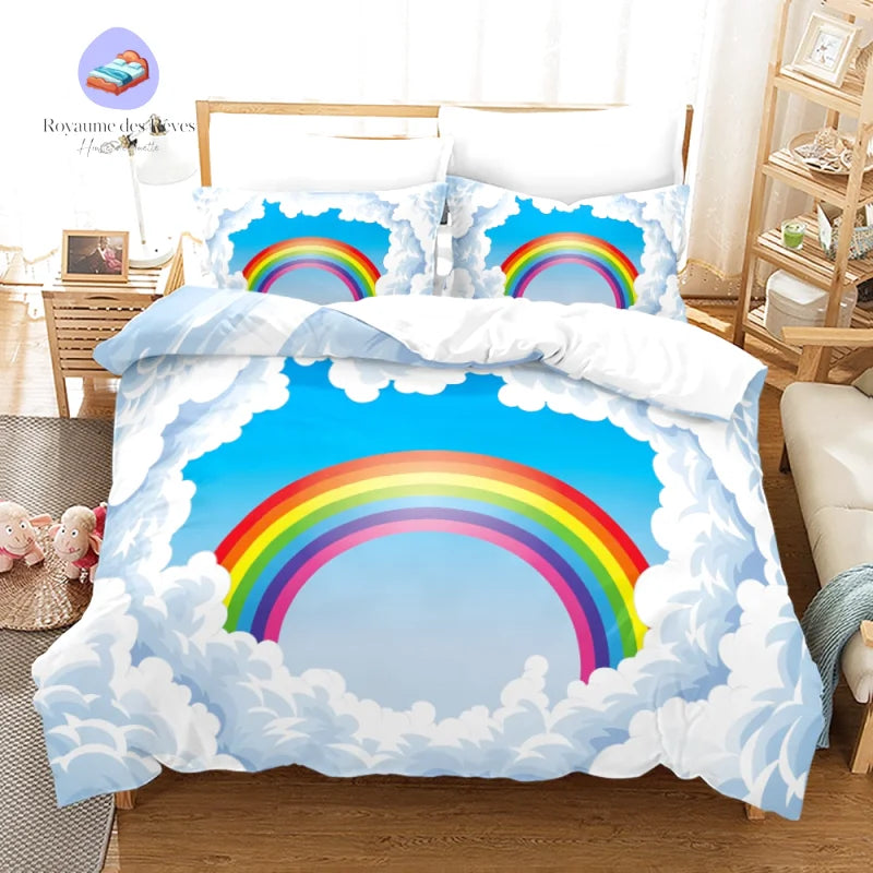 Housse de Couette Arc en Ciel Lgbt