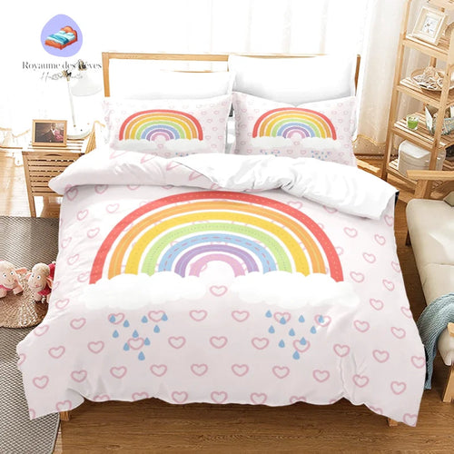 Copripiumino originale arcobaleno