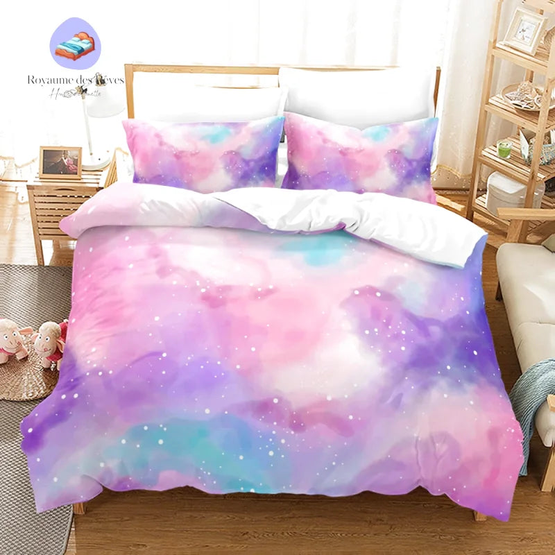 Housse de Couette Arc en Ciel Rêve