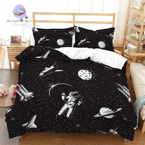 Espacio astronauta Funda nórdica