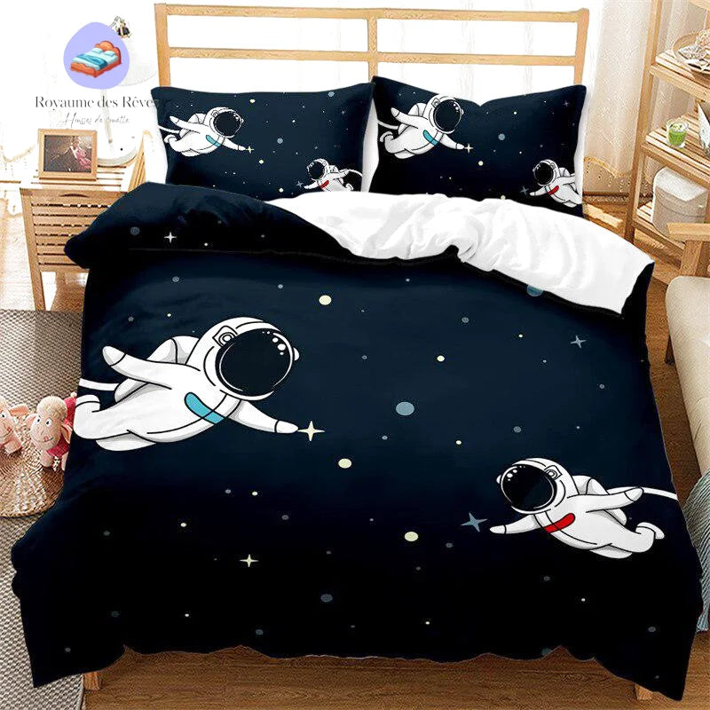Housse de Couette Astronaute Étoile