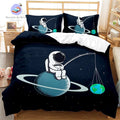 Housse de Couette Astronaute Saturne