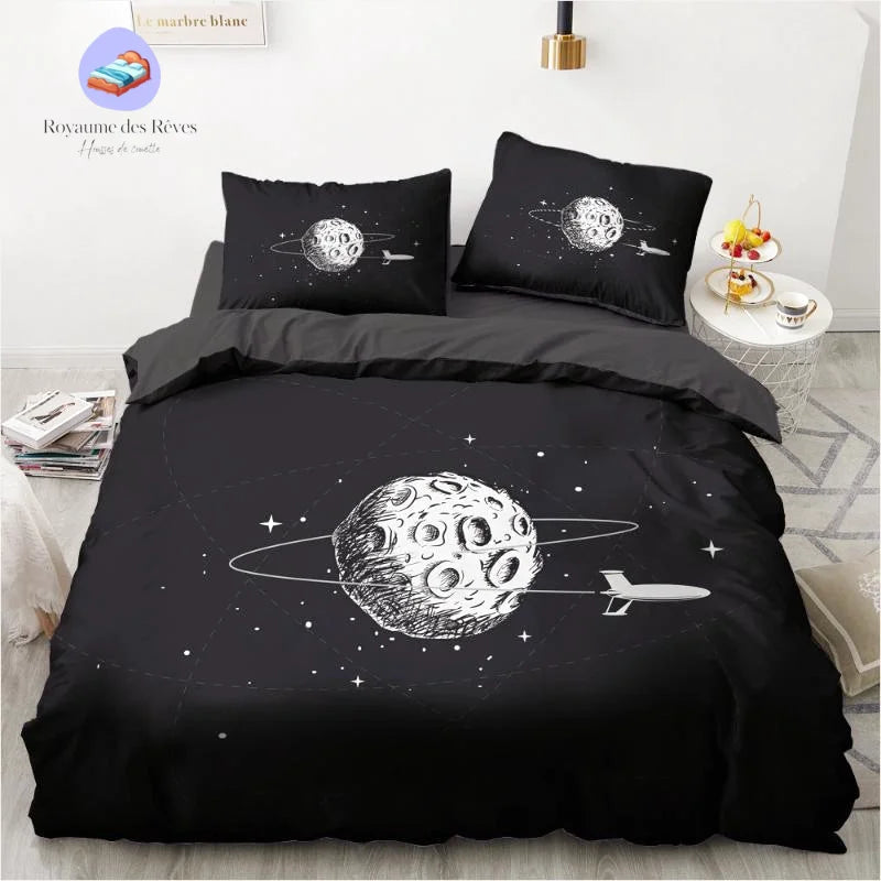 Housse de Couette Astronaute Vaisseau Spatiale