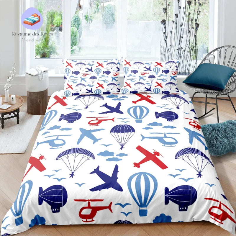 Housse de Couette Avion Enfant