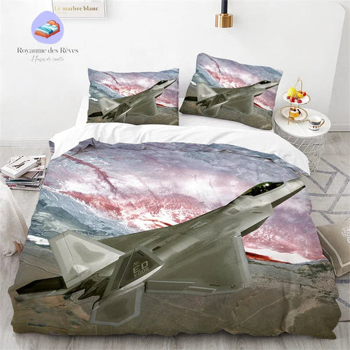 MiG Airplane Duvet Cover