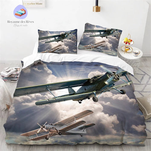 Avión de hélice Funda nórdica