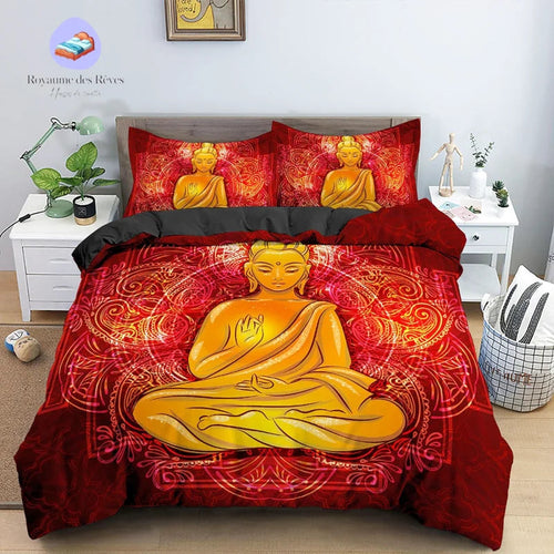 Duvet Cover Buddha Drawing