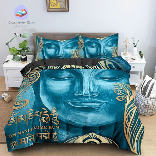 Buddha Lotus Duvet Cover