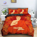 Housse de Couette Bouddha Rouge