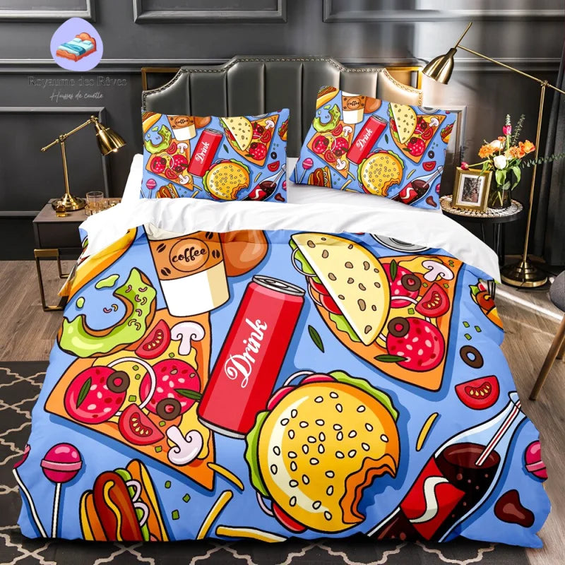 Housse de Couette Burger