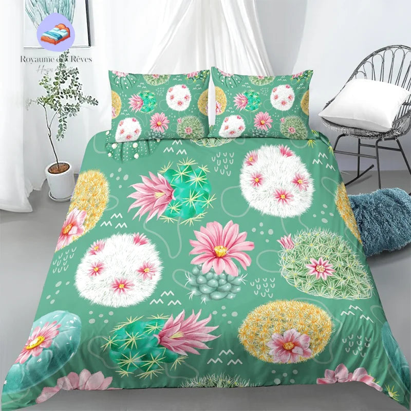 Housse de Couette Cactus d'Intérieur