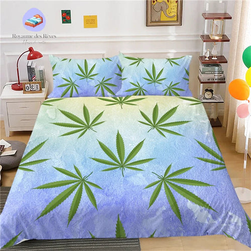 Cannabis Marijuana Duvet Cover